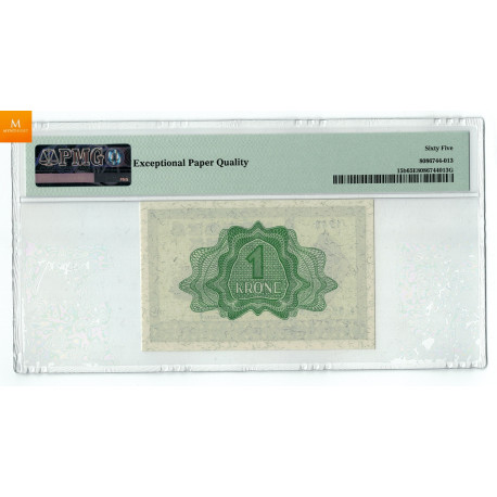 1 krone 1948 L.8293843 kvalitet 0, PMG MS65 EPQ