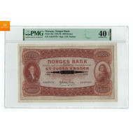 1000 kroner 1945 kvalitet 01, PMG XF40 EPQ