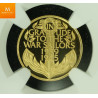 Gibraltar/ UK Gold 10 Pound 2015 Battle of the Atlantic NGC PF69