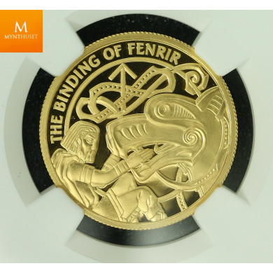 Isle of Man 2018 gull 2 Crown kvalitet proof, NGC PF70 UC