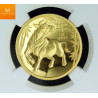 Sjelden! Australian Lunar Series III 2021 Year of the Ox 1oz Gold Proof High Relief  kvalitet proof, NGC PF70 UC