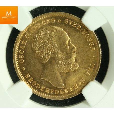 20 kroner 1902 kvalitet 0/01, NGC MS65
