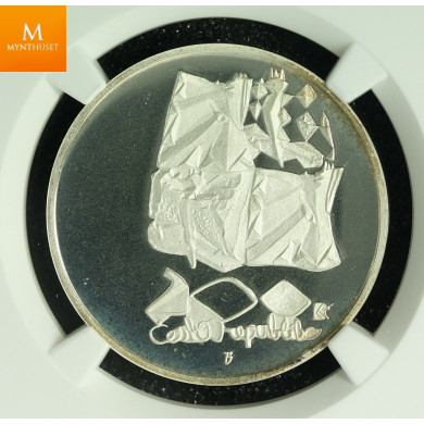 Czech Republic 1995 Victory over Facism 200 korun Kvalitet: Proof, NGC PF69 UC