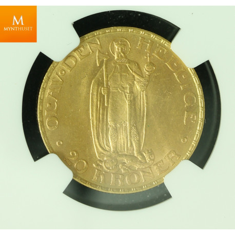 20 kroner 1910 kvalitet 0/01, NGC MS64