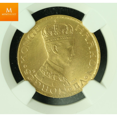 20 kroner 1910 kvalitet 0/01, NGC MS63+