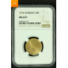 20 kroner 1910 kvalitet 0/01, NGC MS63+