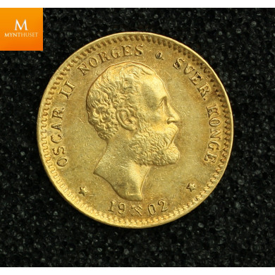 10 kroner 1902 kvalitet 1+/01