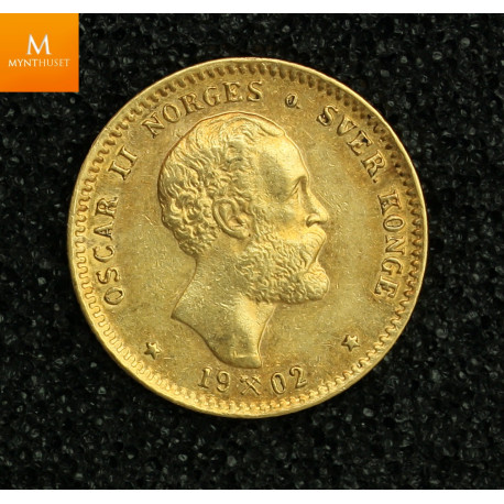 10 kroner 1902 kvalitet 1+/01