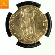 20 kroner 1910 kvalitet 0/01, NGC MS64