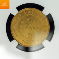 Finland: 20 Markkaa 1880 NGC MS64 Better Year