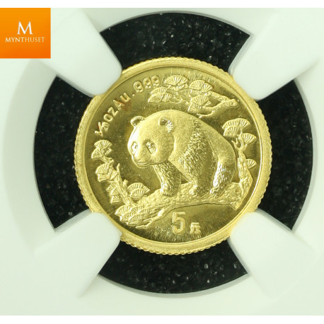 China 5 Yuan 1997 Large Date kvalitet 0, NGC MS69
