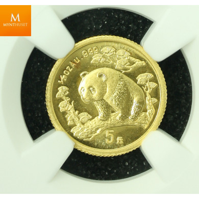 China 5 Yuan 1997 Large Date kvalitet 0, NGC MS69