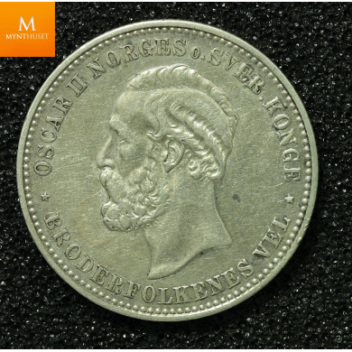 2 kroner 1893 kvalitet 1+