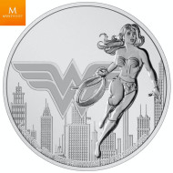 Niue 2021 BATMAN™ 1 OZ sølv mynt i kvalitet BU i kapsel