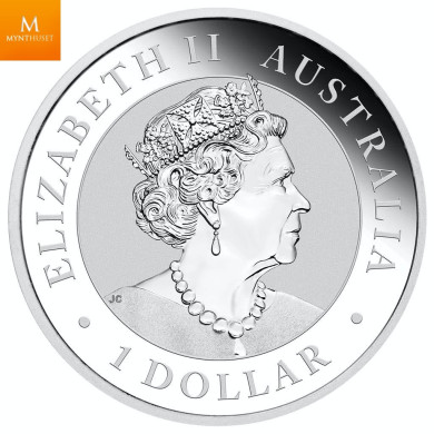 Australia 2022 KOOKABURRA 1 OZ kvalitet BU i kapsel Australia 2022 KOOKABURRA 1 OZ kvalitet BU i kapsel