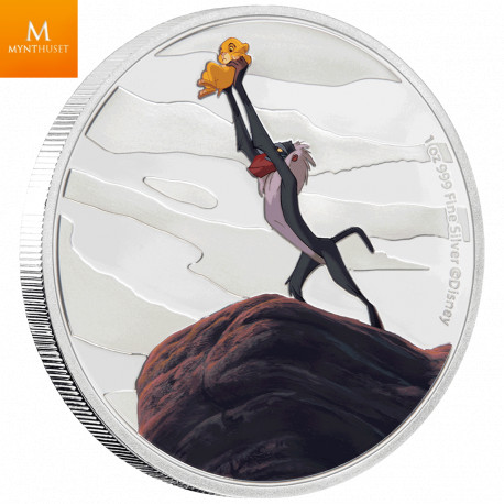 Niue 2019 THE LION KING™  SET m/ 4 mynter - DISNEY™ kvalitet proof