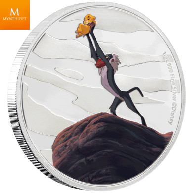 Niue 2019 THE LION KING™  SET m/ 4 mynter - DISNEY™ kvalitet proof