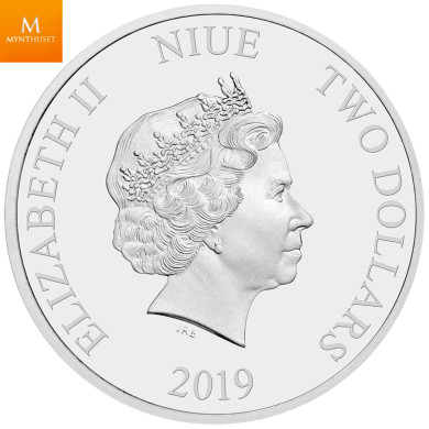 Niue 2019 THE LION KING™  SET m/ 4 mynter - DISNEY™ kvalitet proof