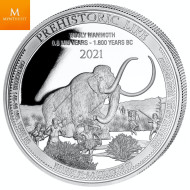 KONGO 2021 QUETZALCOATLUS  1 OZ SØLV I KVALITET BU M/KAPSEL