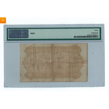 10 krone 1894 Oxholm kvalitet 1/1- PMG VF30 eneste kjente ex av signaturen