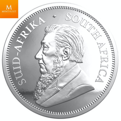 South Africa 2022 KRUGERRAND 1 OZ  SØLV I KVALITET PROOF MED ESKE OG COA