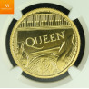 Great Britain 2020 1 oz gull 100 pounds Queen kvalitet BU, NGC MS69