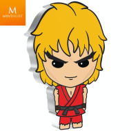 Niue 2021 STREET FIGHTER II™ 2 DOLLAR 2021 1 OZ  SØLV "30TH ANNIVERSARY VIDEO GAME" KVALITET PROOF I SKRIN MED COA