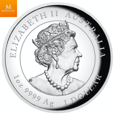 Australia 2022 YEAR OF THE TIGER  1 DOLLAR 1 OZ  LUNAR SERIES III HIGH KVALITET PROOF RELIEF Australia 2022 YEAR OF THE TIGER  1 DOLLAR 1 OZ  LUNAR SERIES III HIGH KVALITET PROOF RELIEF