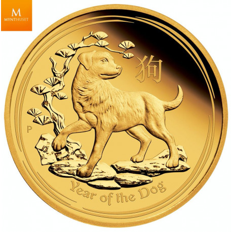 Australia 2022 1/10 oz Gull Lunar S3 «Year of the Tiger» Proof M/Etui & COA