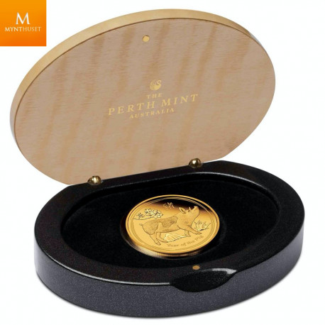 Australia 2022 1/10 oz Gull Lunar S3 «Year of the Tiger» Proof M/Etui & COA