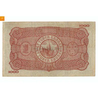 1000 KRONER 1945 A  Kvalitet  1- 1000 KRONER 1945 A  Kvalitet  1-