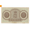 5 kroner 1944 Y 194384, London kvalitet God 1