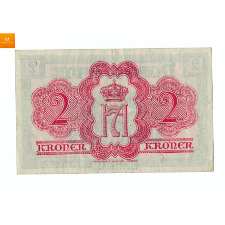 2 krone A 648126, London Kvalitet 1+