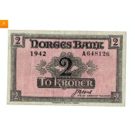 2 krone A 648126, London Kvalitet 1+