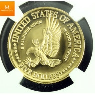 USA 5 dollar 1987 W Constitution kvalitet proof, NGC PF70