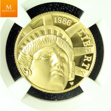 USA 5 dollar 1987 W Constitution kvalitet proof, NGC PF70 USA 5 dollar 1987 W Constitution kvalitet proof, NGC PF70
