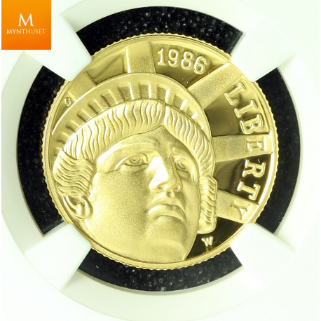 USA 5 dollar 1987 W Constitution kvalitet proof, NGC PF70