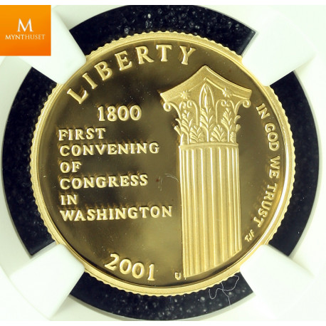 USA 5 dollar 1987 W Constitution kvalitet proof, NGC PF70