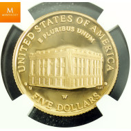 USA 5 dollar 1987 W Constitution kvalitet proof, NGC PF70