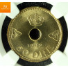 London 25 øre 1942 Kvalitet 0, NGC MS66