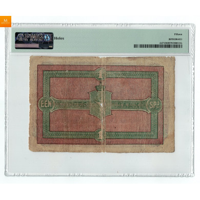 1 Speciedaler 1874 PMG Fine 15 "Holes"