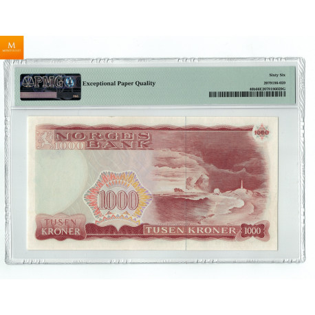 1000 kroner 1978 A5583033 kvalitet PMG 66 EPQ ( nydelig kvalitet 0)