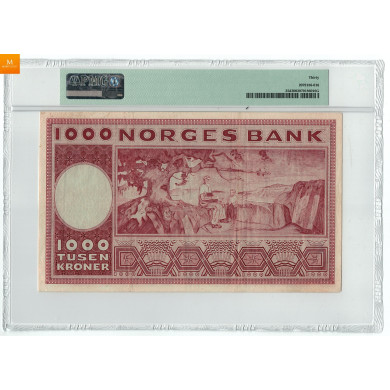 1000 kroner 1968 PMG 30