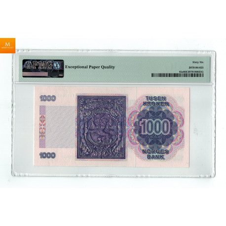 1000 kroner 1989 PMG MS66 EPQ