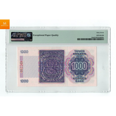 1000 kroner 1990 PMG MS67 EPQ