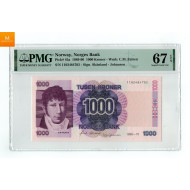 1000 kroner 1990 PMG MS67 EPQ