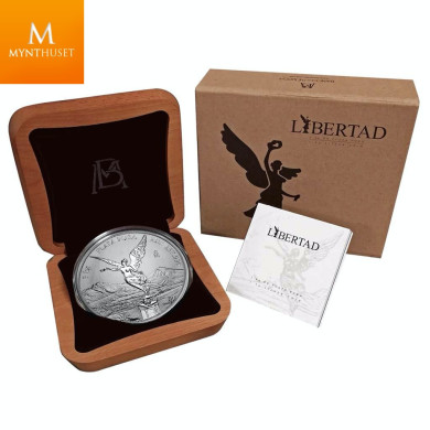 Meget sjelden! Mexico 2021 LIBERTAD 32 ONZA 1 KILO  CASA DE MONEDA DE MEXICO KVALITET PROOFLIKE Meget sjelden! Mexico 2021 LIBERTAD 32 ONZA 1 KILO  CASA DE MONEDA DE MEXICO KVALITET PROOFLIKE