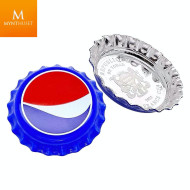 Chad 2022 PEPSI® SØLV MYNT "FLASKEKORK" FORMET MYNT I KVALITET PROFF MED SKIN OG COA