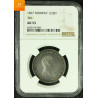 1/2 Speciedaler 1827 kvalitet 1+/01, NGC AU53