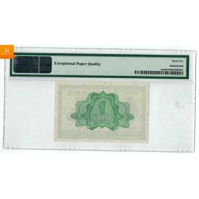 1 krone 1944 G.3052459 kvalitet 0, PMG MS65 EPQ